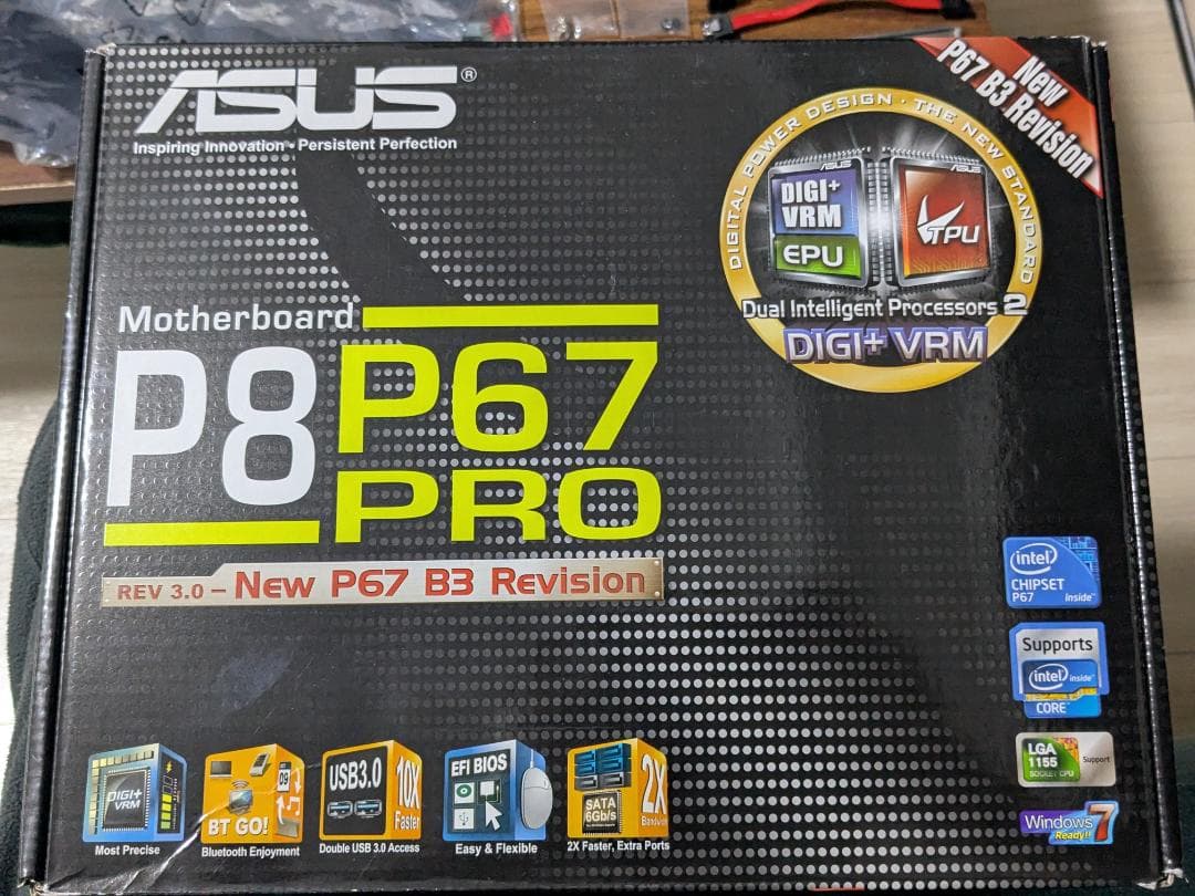 i5-2500K・P8P67-PRO・16GB DDR3・H50 セット