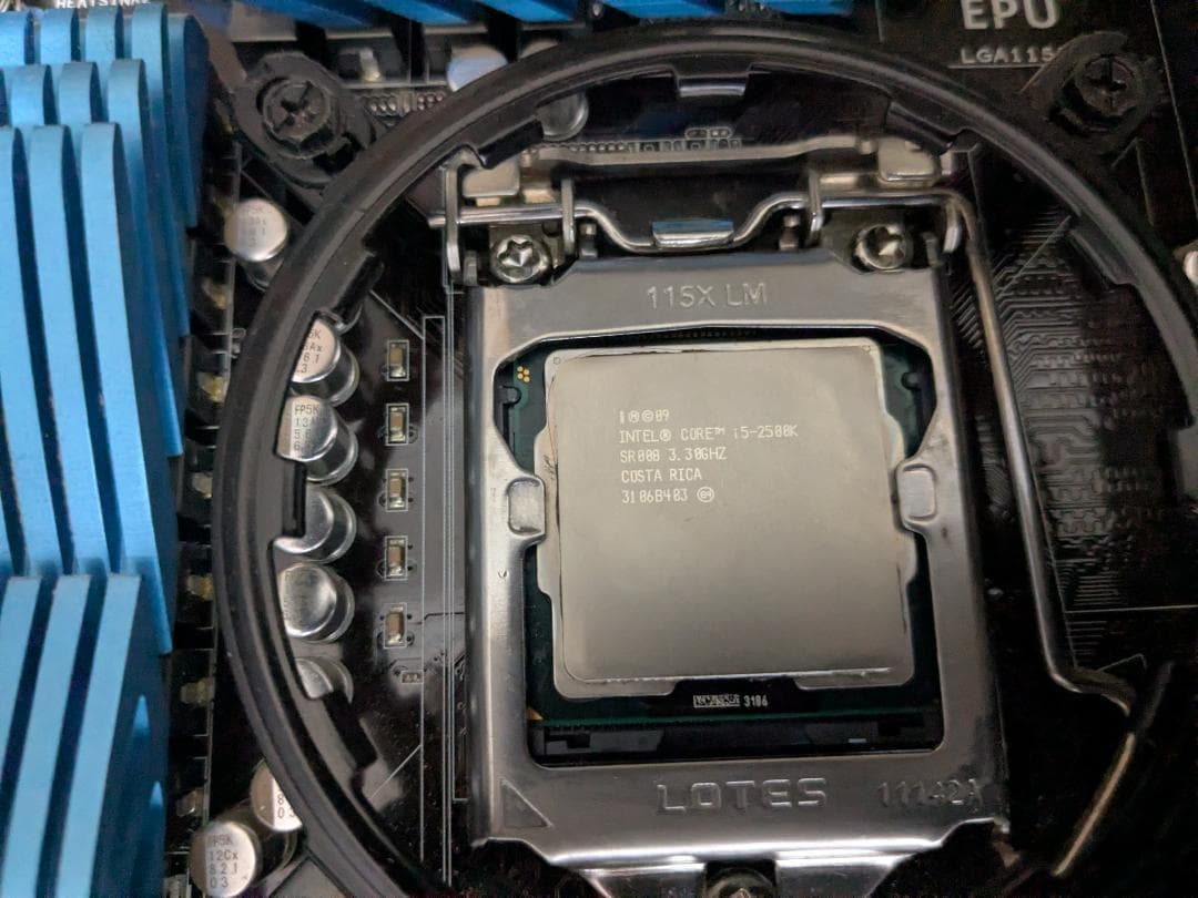 i5-2500K・P8P67-PRO・16GB DDR3・H50 セット