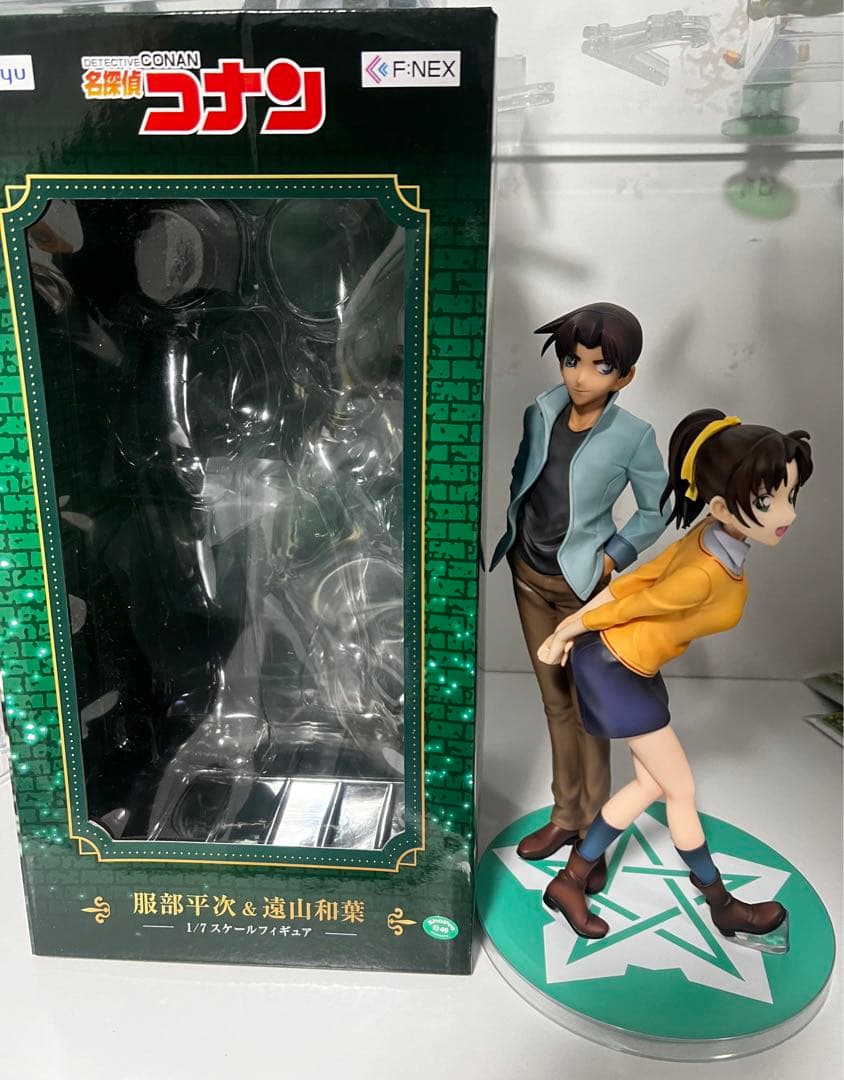 名探偵コナン　服部平次&遠山和葉　1/7スケールフィギュア　FURYU