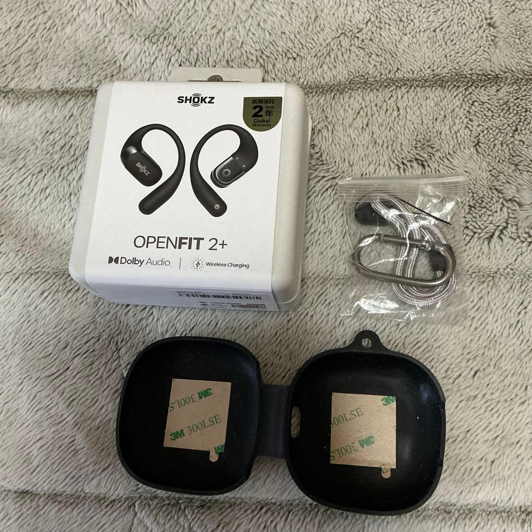 SHOKZ OPENFIT 2+ ブラック　新品未開封　ケースと保証書付き