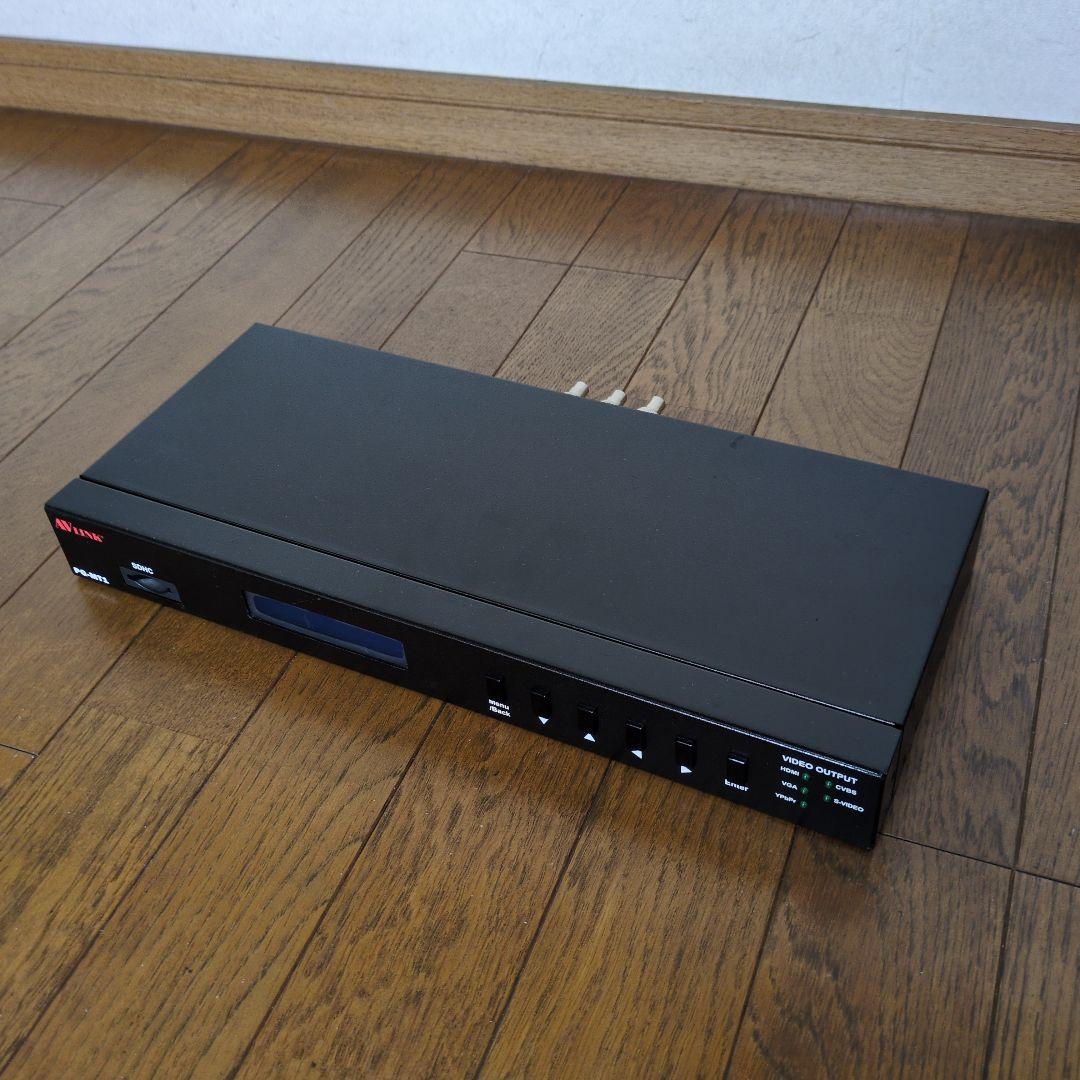 映像と音声のコンバーターです、プロジェクター等のコントロールに使用します。