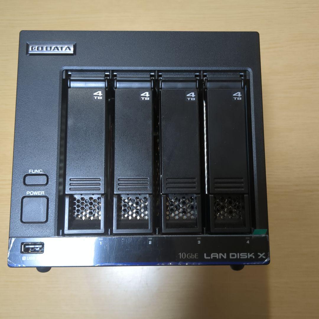 外付けハードディスク・ドライブ I-O DATA LAN DISK HDL4-XA16 10GBE