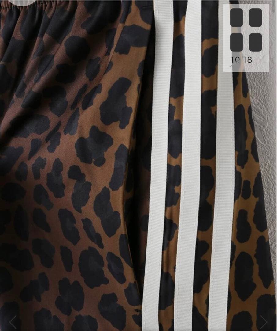 【新品】Spick and Span adidas レオパード パンツ