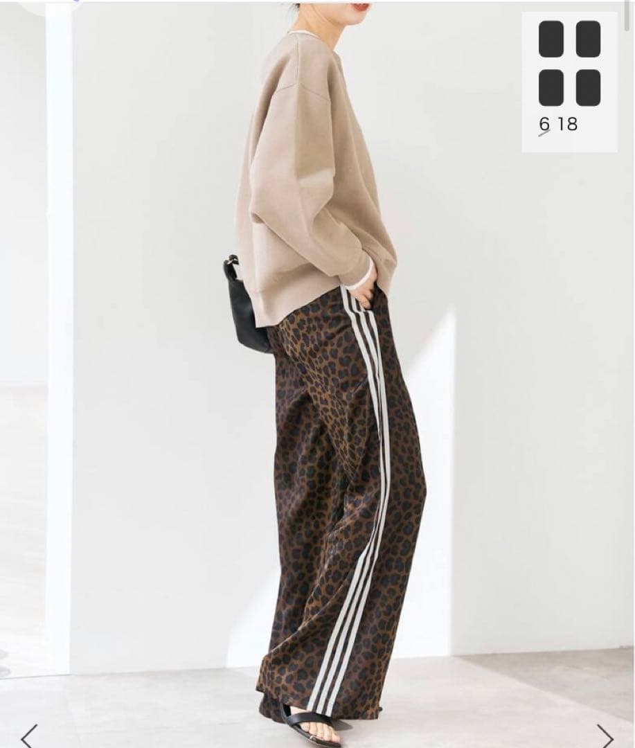 【新品】Spick and Span adidas レオパード パンツ