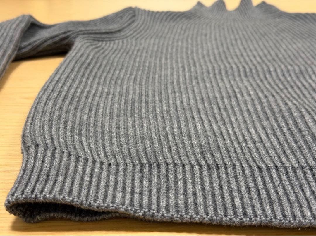 ANDERSEN-ANDERSEN タートルネックニット 5G グレー