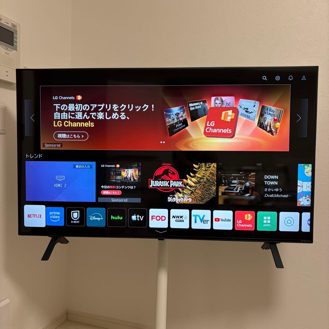 T*M様 LG 50V型 NanoCell TV 50NANO75JPA テレビ