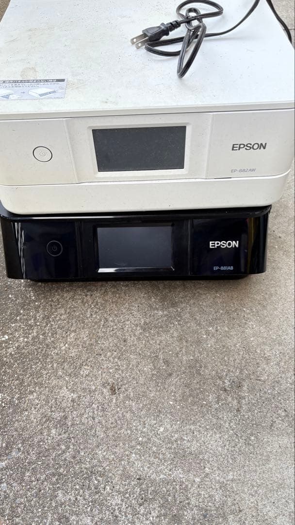 ジャンク品⭐︎EPSON EP-811AB EP-822AW二台セット