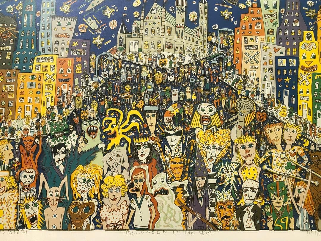james rizzi ジェームス リジィ 額装ポスター ③