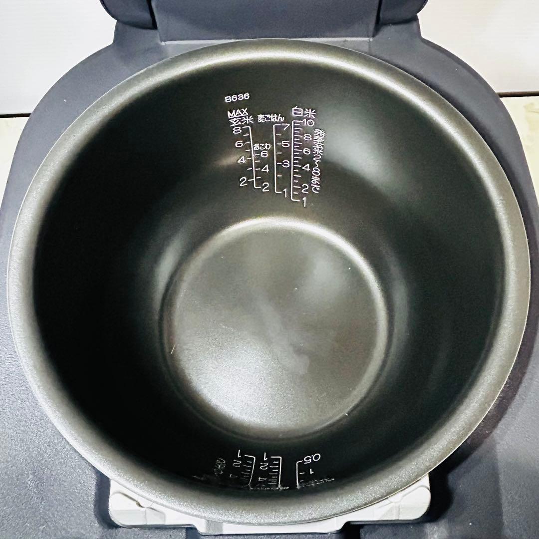 【美品】象印 1升炊き 圧力IH炊飯ジャー炊飯器 NW-YB18-BZ 25年製