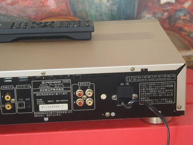 ★PIONEER パイオニア　DV-7　ＤＶＤ／ＣＤプレーヤー　動作良好。