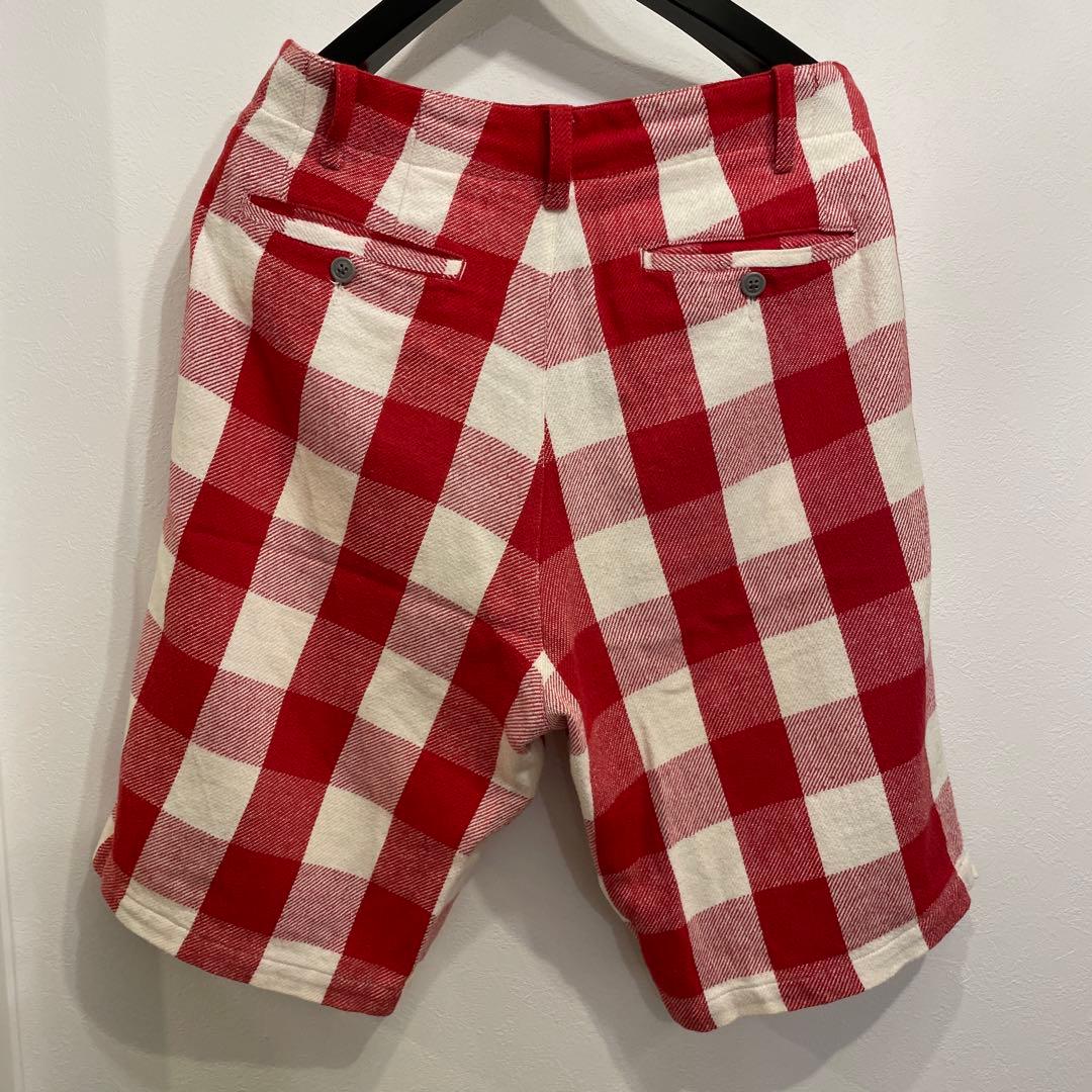 ELECTRIC COTTAGE ブロックチェックネル　ショートパンツ