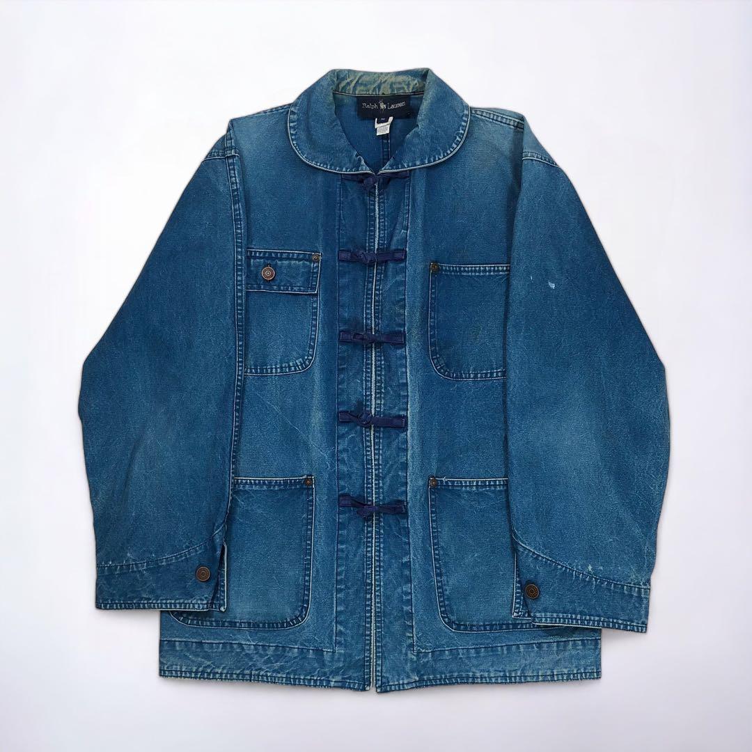 80s RALPH LAUREN インディゴ チャイナ ジャケット POLO