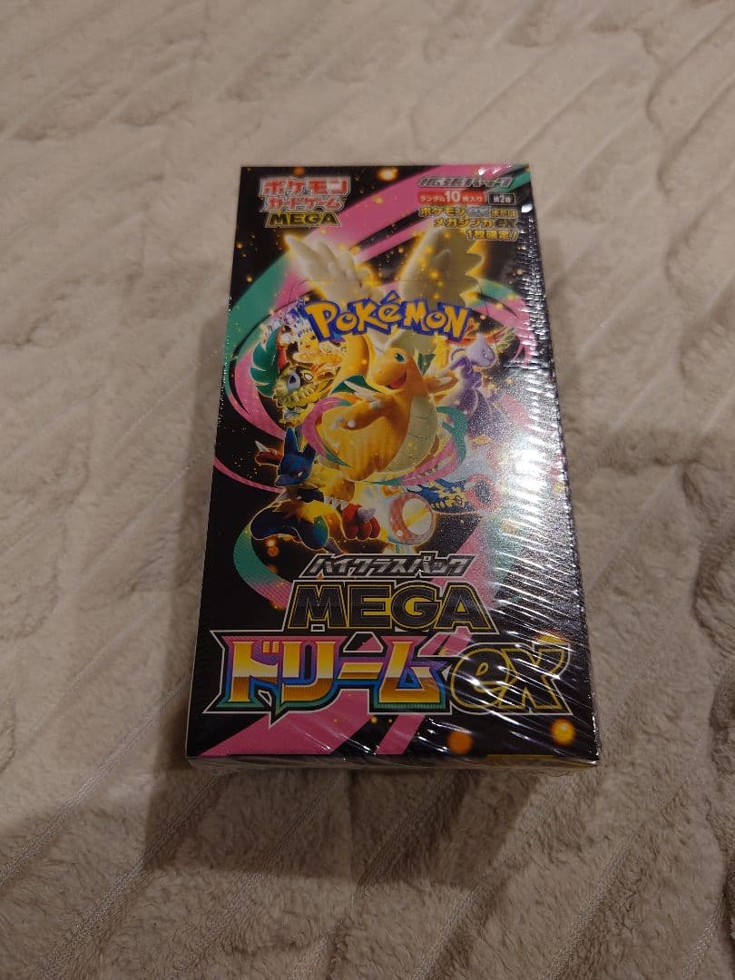 新品、未開封 シュリンク付き ポケモンカードゲームMEGAドリームEX 1BOX
