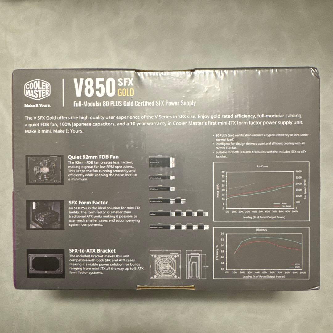 電源ユニット Cooler Master V850 SFX GOLD 850W