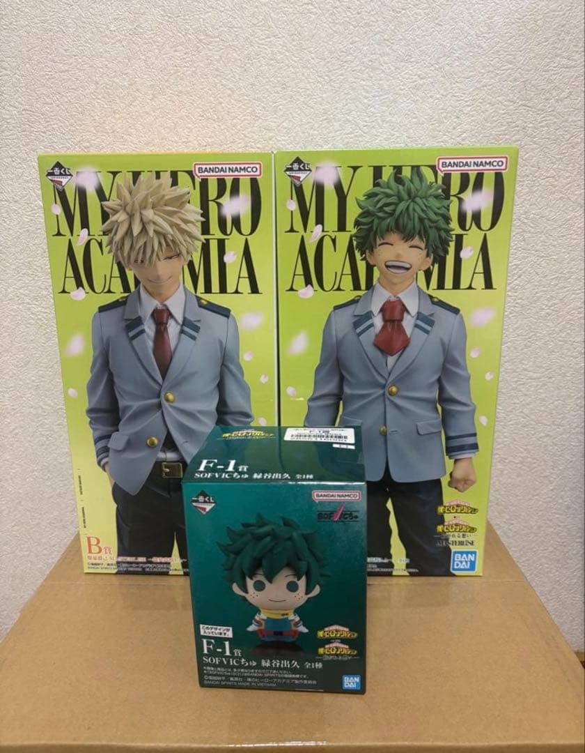 ま*り様 一番くじ 僕のヒーローアカデミア 紡がれる想い A賞 B賞 F-1賞