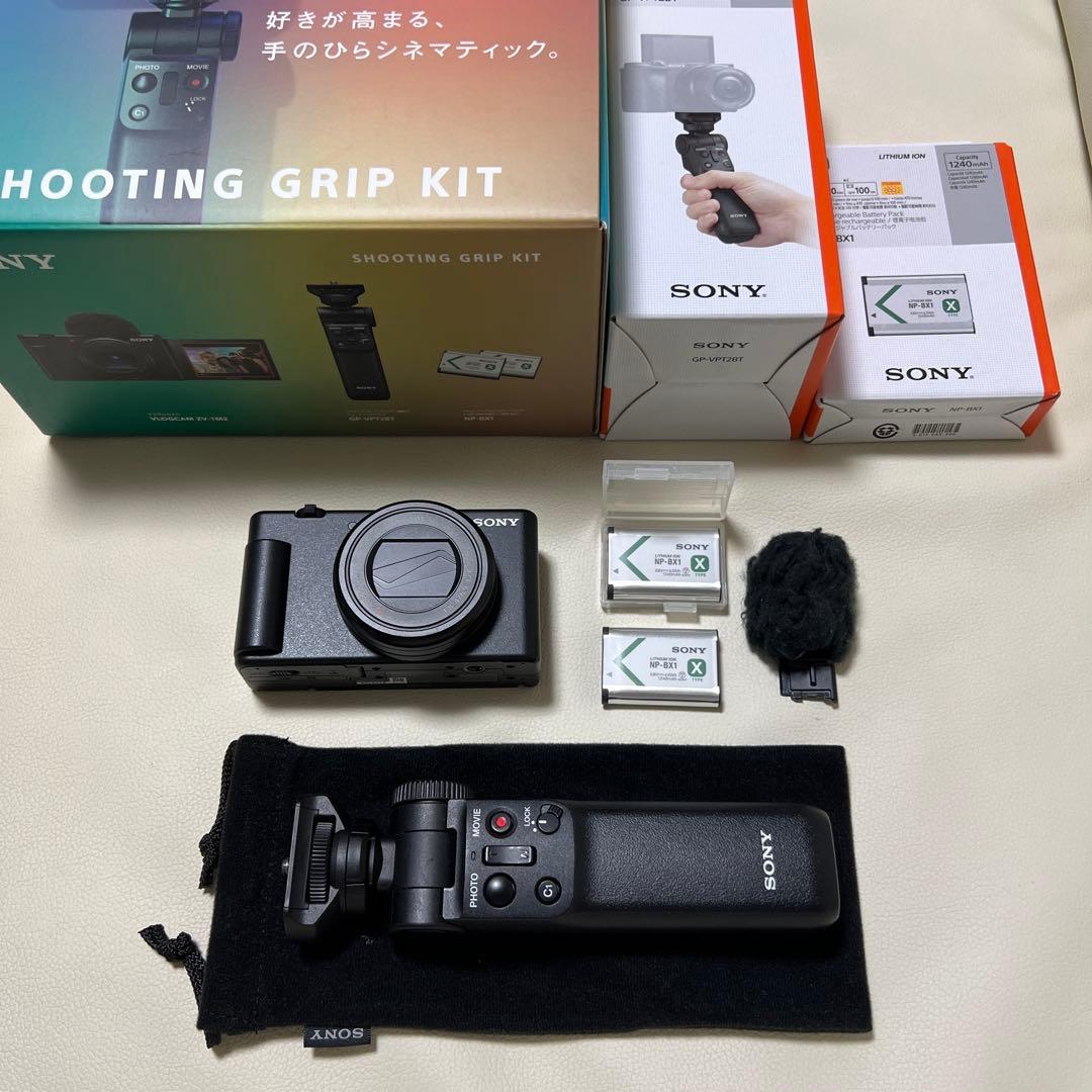 SONY VLOGCAM ZV-1II シューティンググリップ、ハードケース付