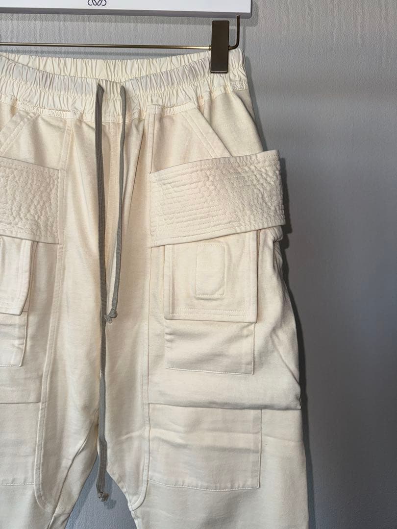 Rick Owens DRKSHDW カーゴパンツ ホワイト XS