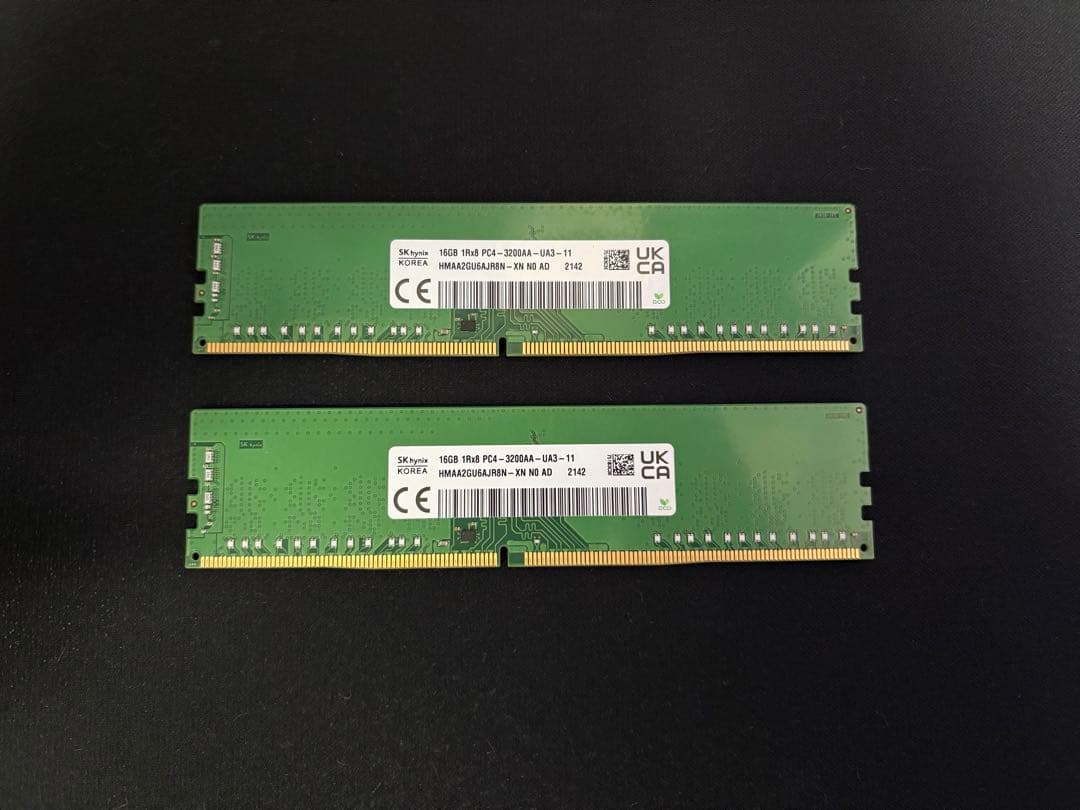 その他 Core i7-11700 + SK hynix DDR4-3200 32GB