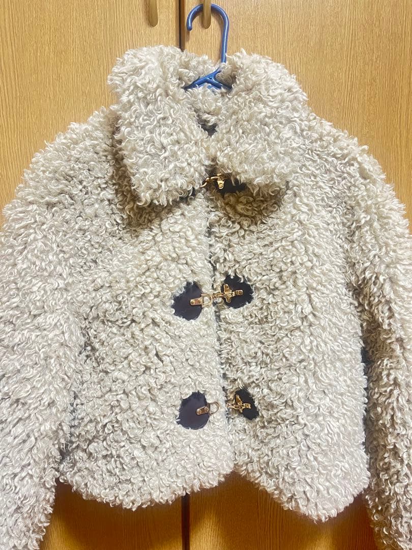 ソヨン【完売品】ZARA トグルボタン フェイクファージャケット S