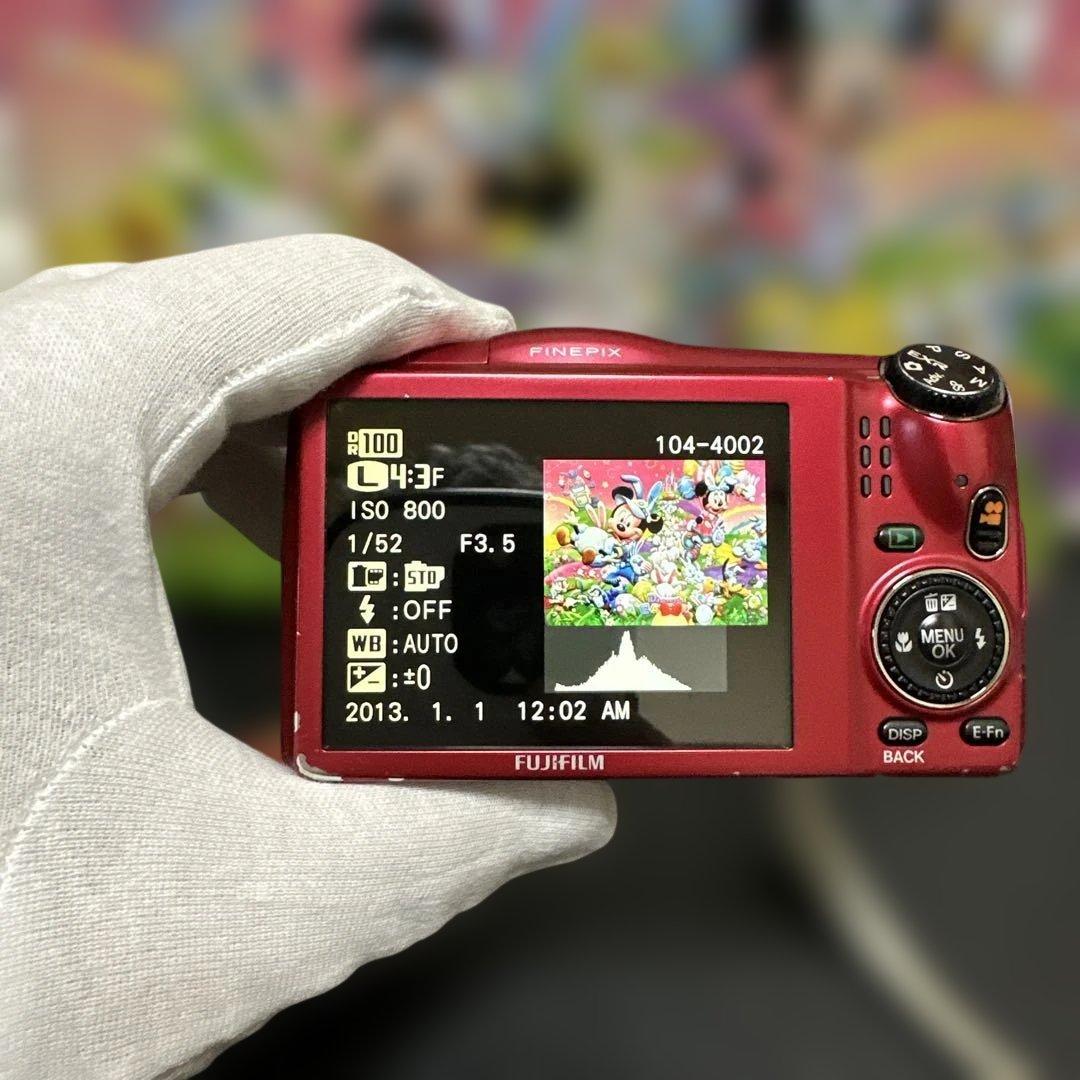 FUJIFILM FINEPIX F820EXRレッド中古良品