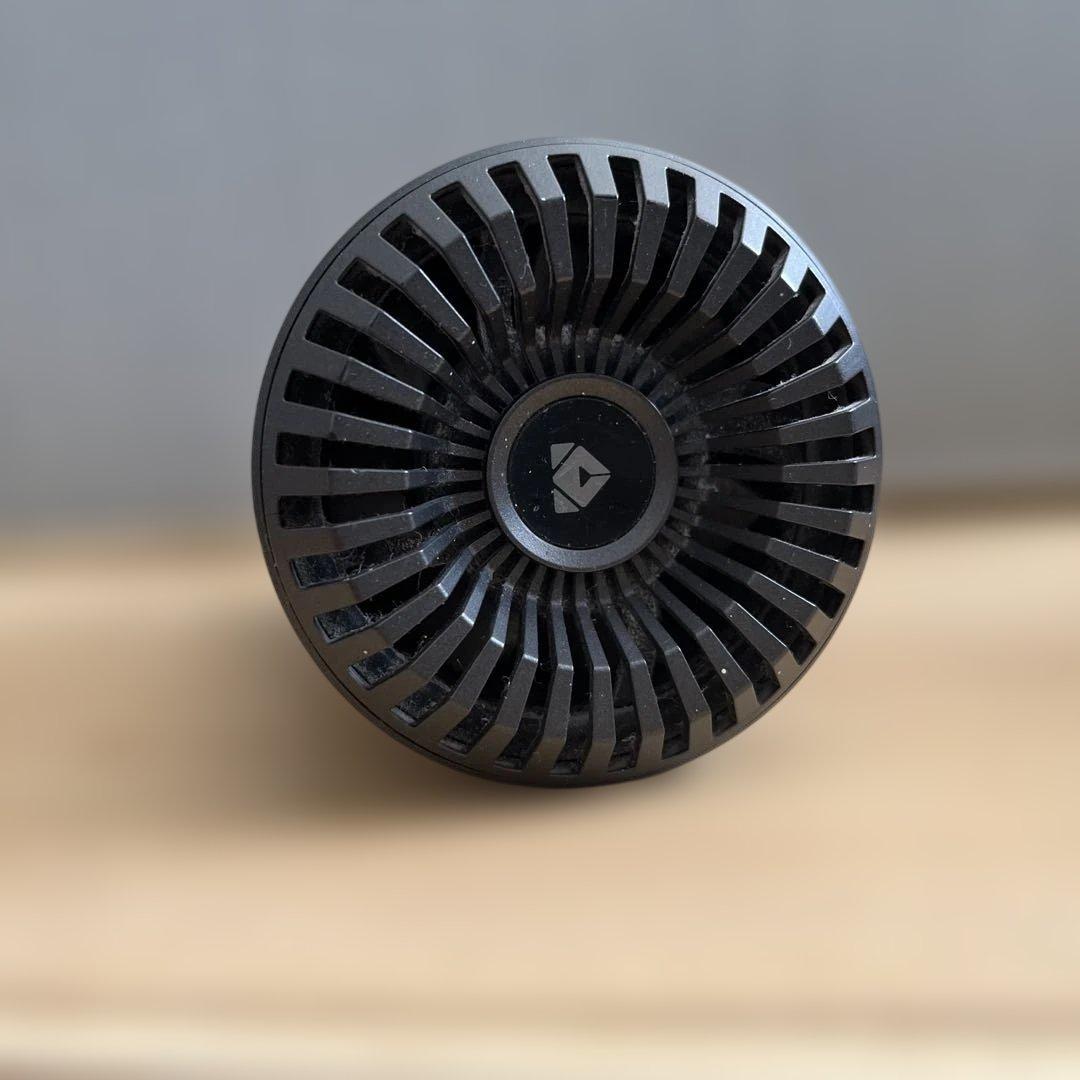 エアドックミニブラック　　 持ち運べる 超小型軽量車内ハウスダスト 花粉症対策