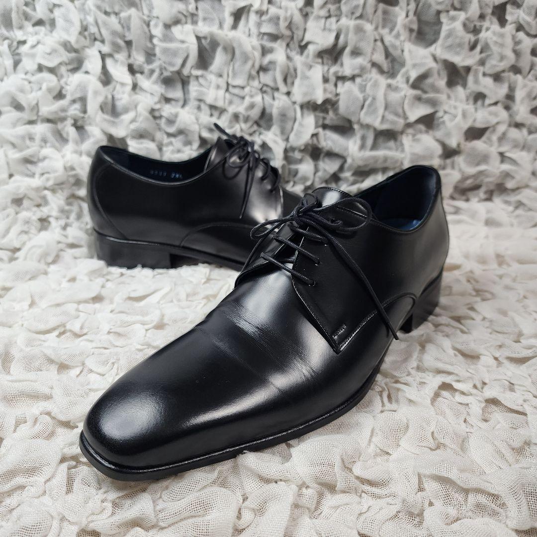 むぎ＊美品 ベニル プレーントゥ レザー シューズ 6㎝ヒールアップ