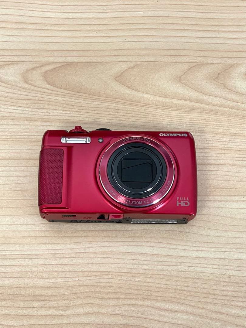 OLYMPUS コンパクトデジタルカメラ レッド