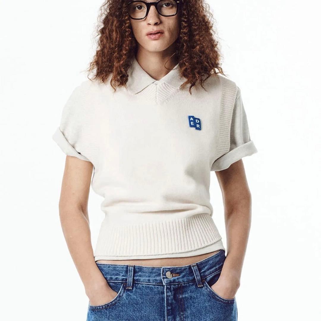 ADERERROR アーダーエラー ニットベスト オートミール　L 美品