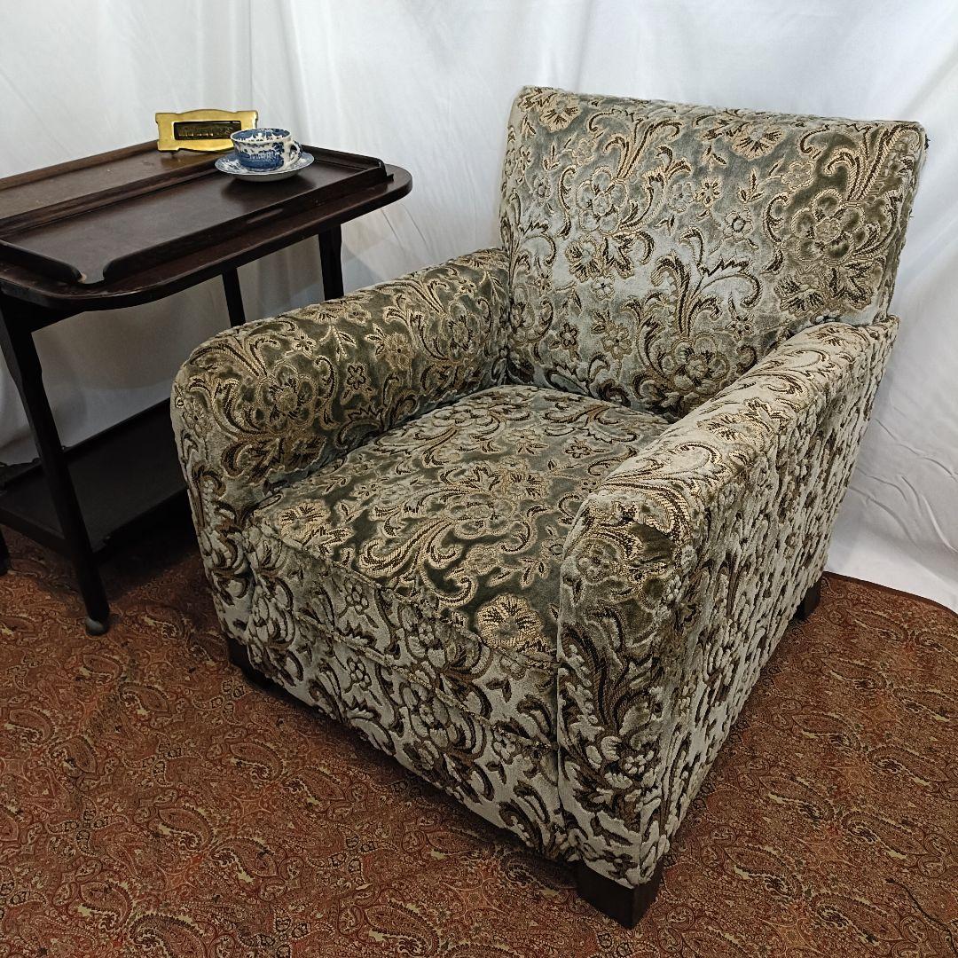 アンティーク　ソファー　1920　スプリング式