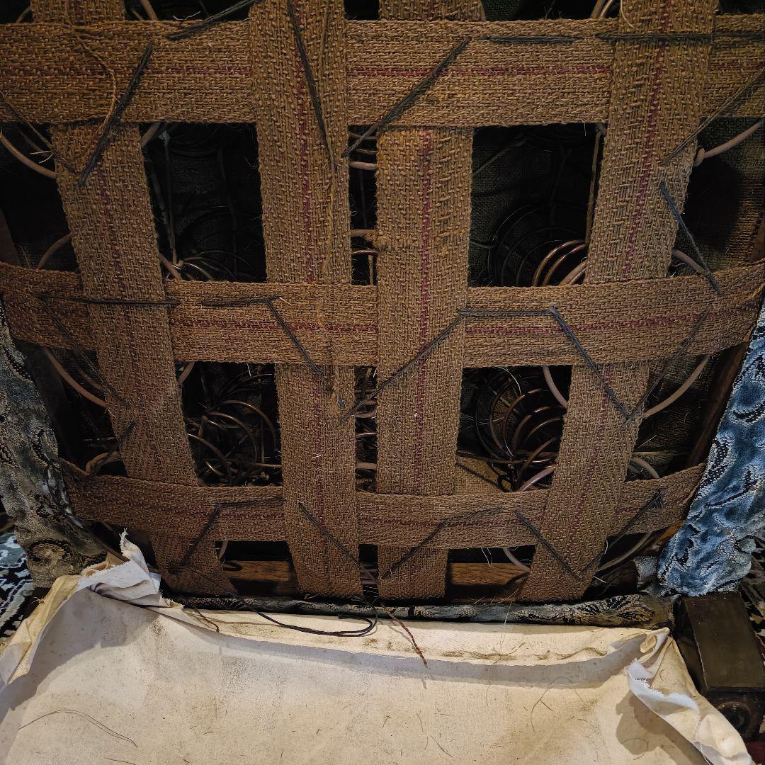 アンティーク　ソファー　1920　スプリング式