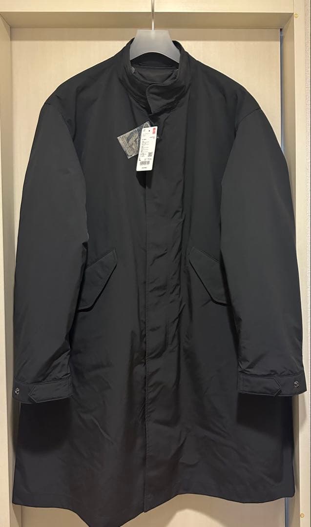 新品　ウィンドプルーフ2WAYコート BLACK L ユニクロ
