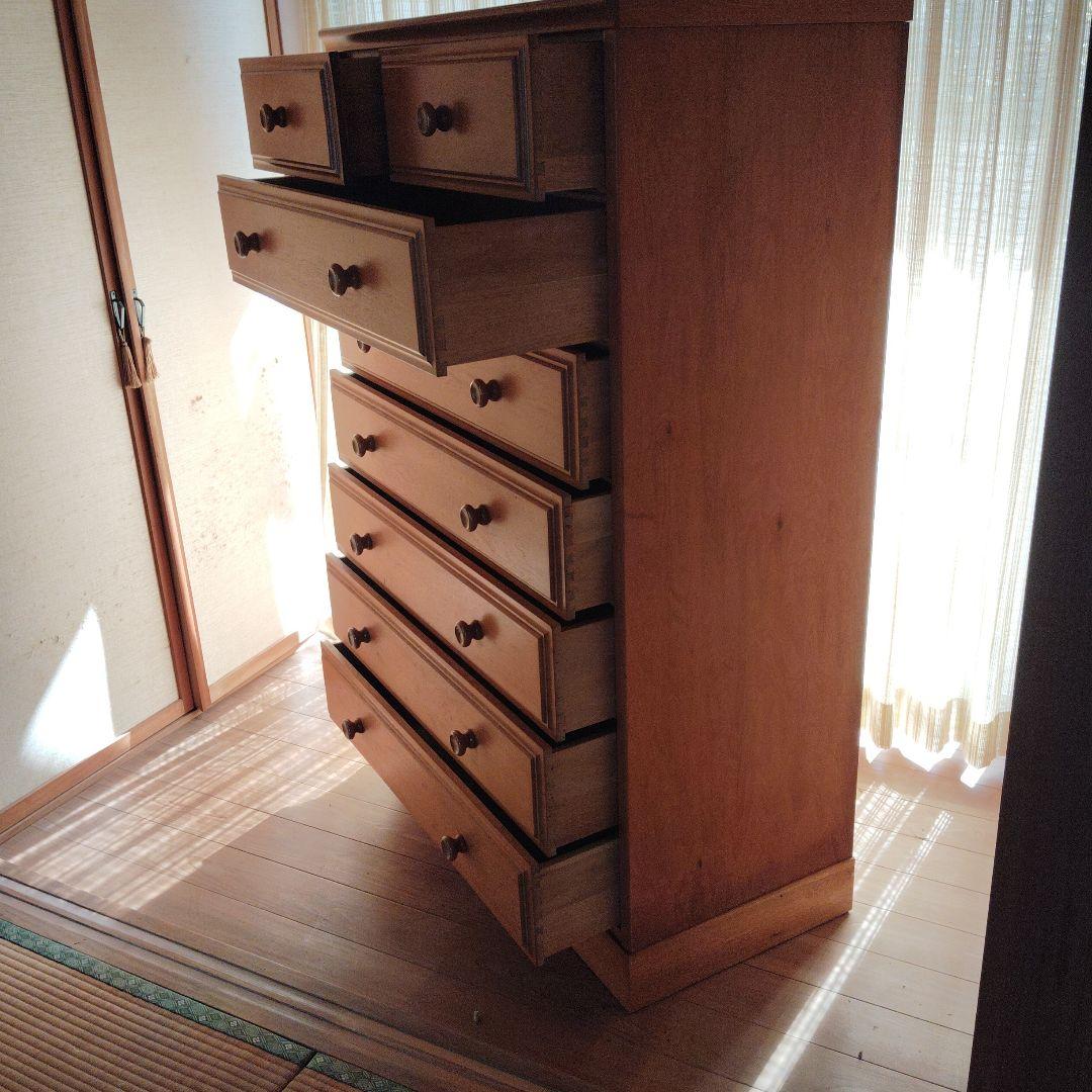 整理タンス　ハイチェスト　和洋タンス　ナチュラル