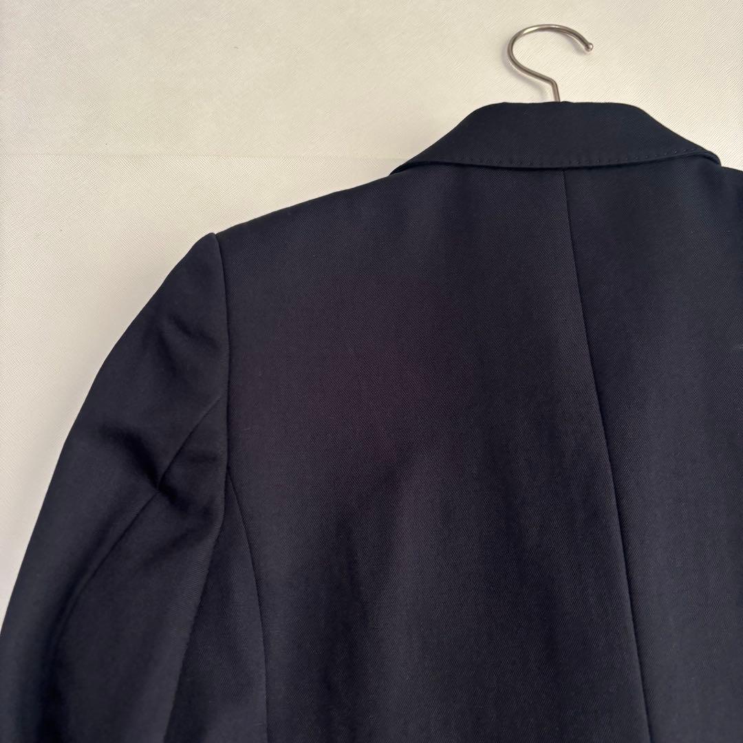 マカフィー ウールギャバジン ダブルブレストジャケット　金ボタン 紺ブレ