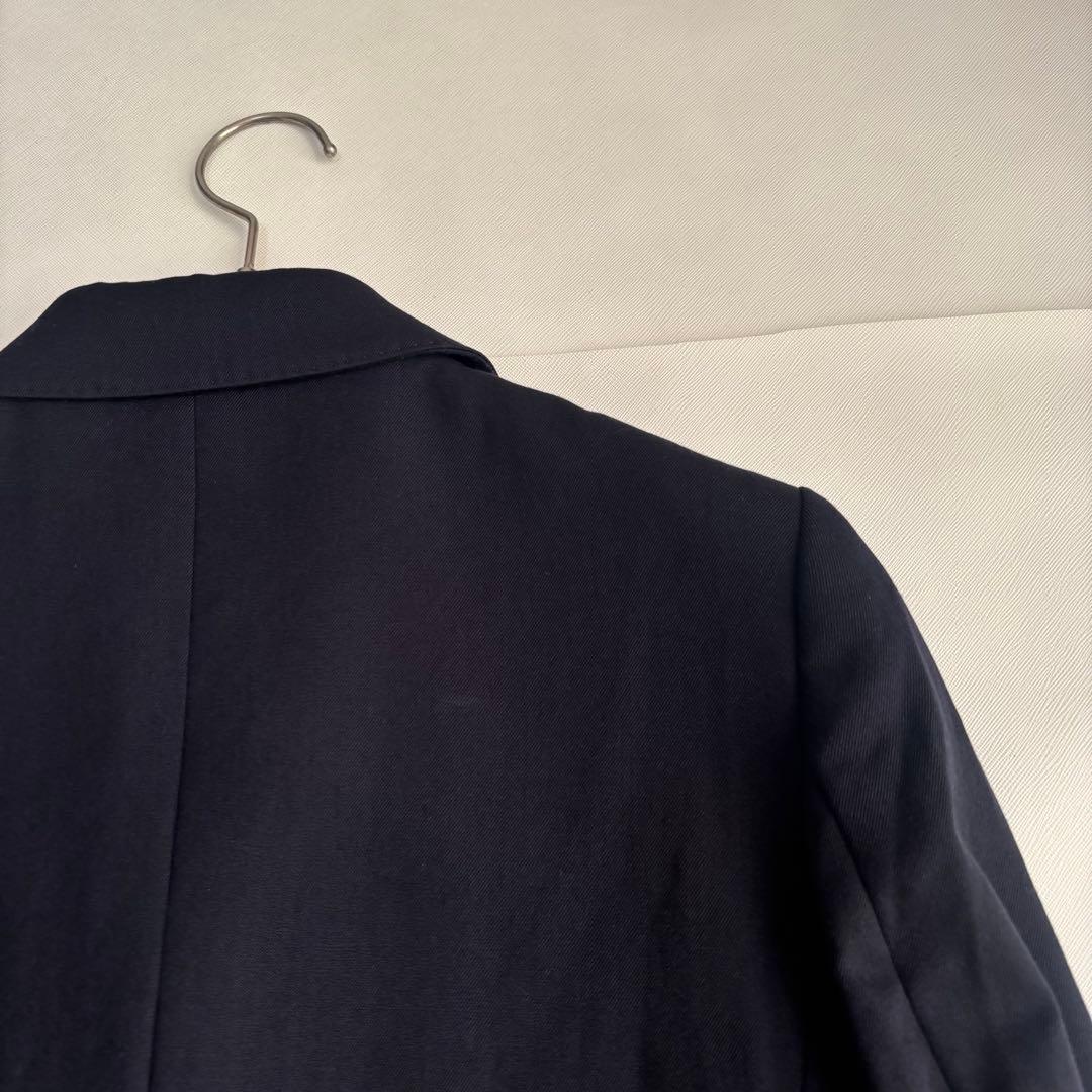 マカフィー ウールギャバジン ダブルブレストジャケット　金ボタン 紺ブレ