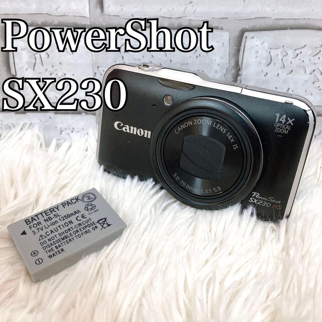 【動作品】 Canon キャノン PowerShot SX230 デジカメ