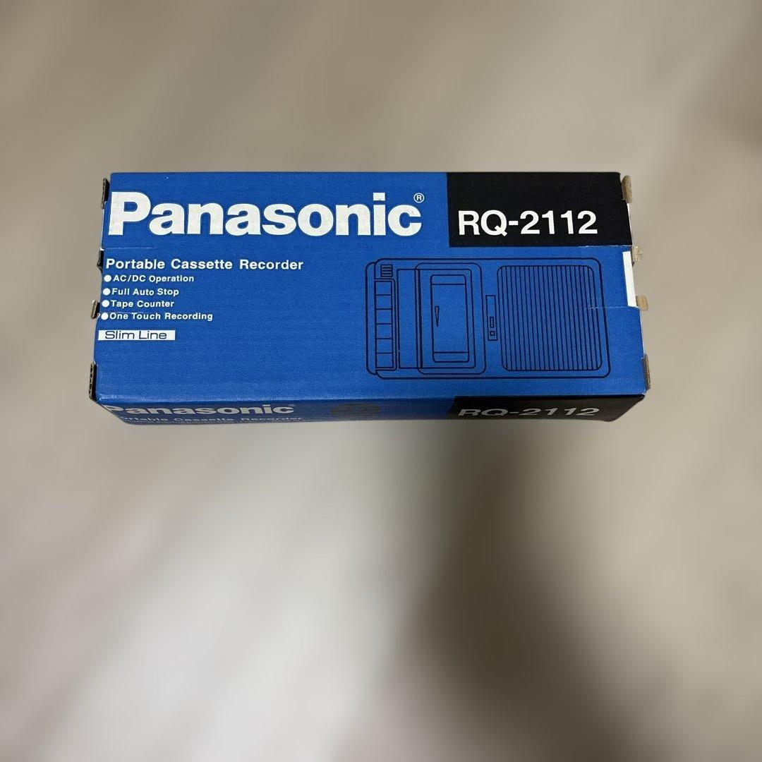 Panasonic RQ-2112 ポータブルカセットレコーダー　新品未使用