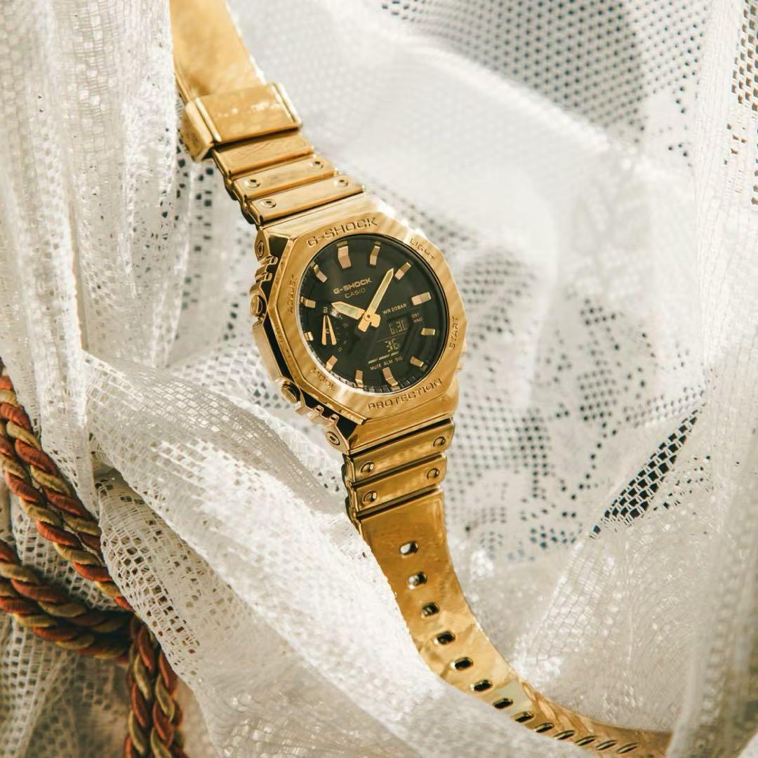 【未使用】CASIO G-SHOCK GM-2100YMG-9AJFゴールド