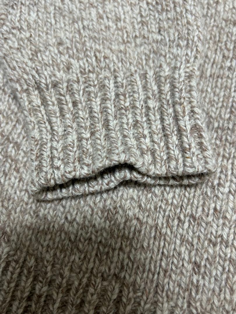 L.L.Bean ヘンリー・セーター　100%ラムウール グレー L