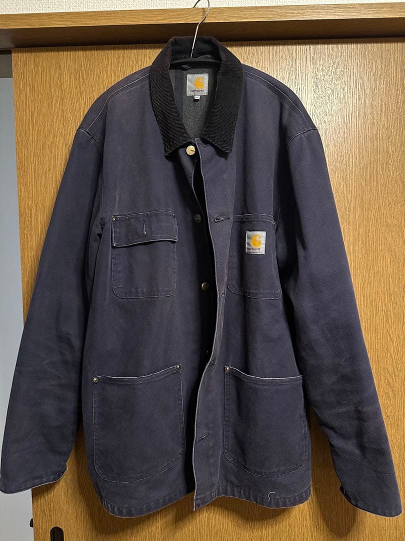 Carhartt Chore Coat XL ダークブルー　野村訓一