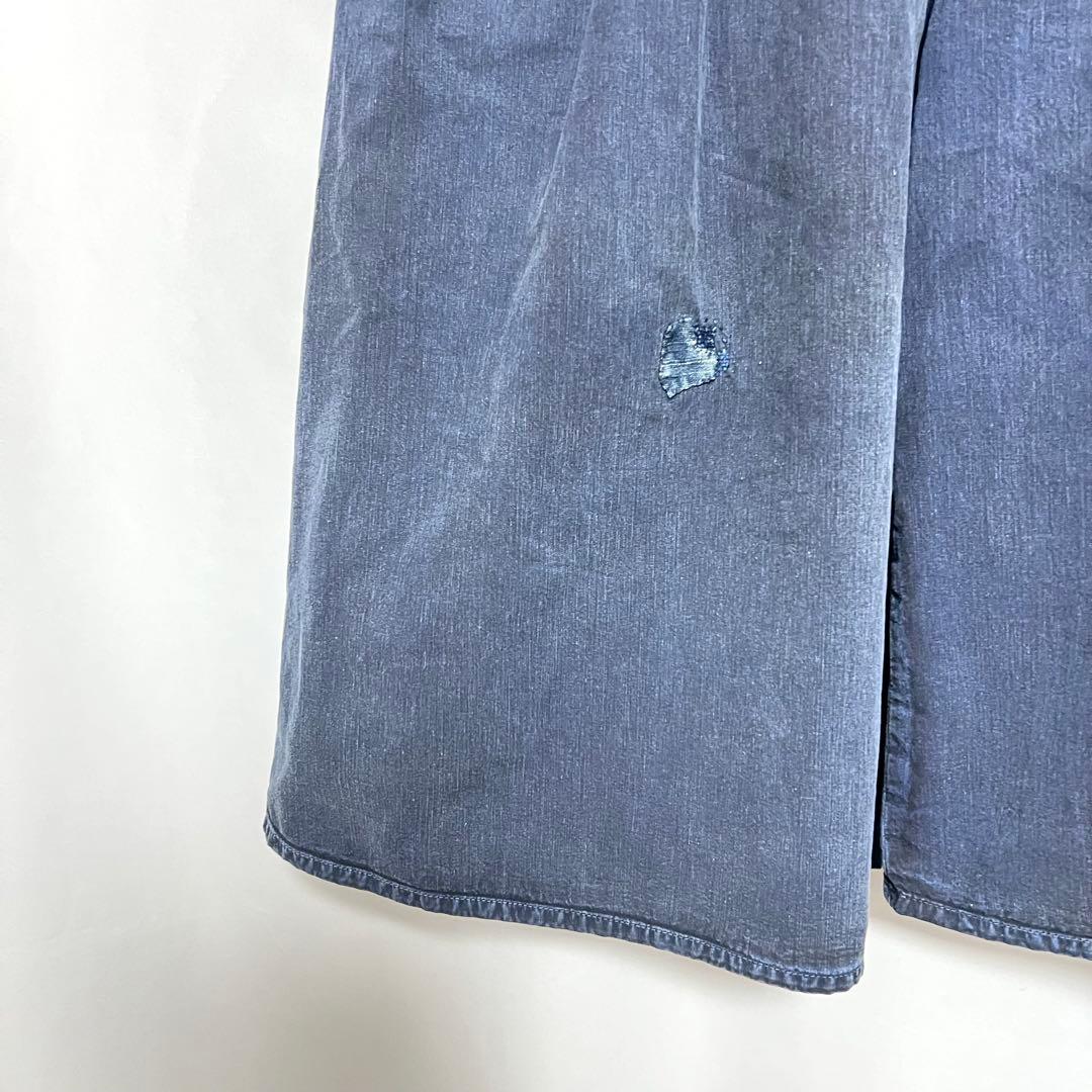 【レア品】KAPITAL 藍染　パッチワーク　ラップキュロット　ガウチョパンツ
