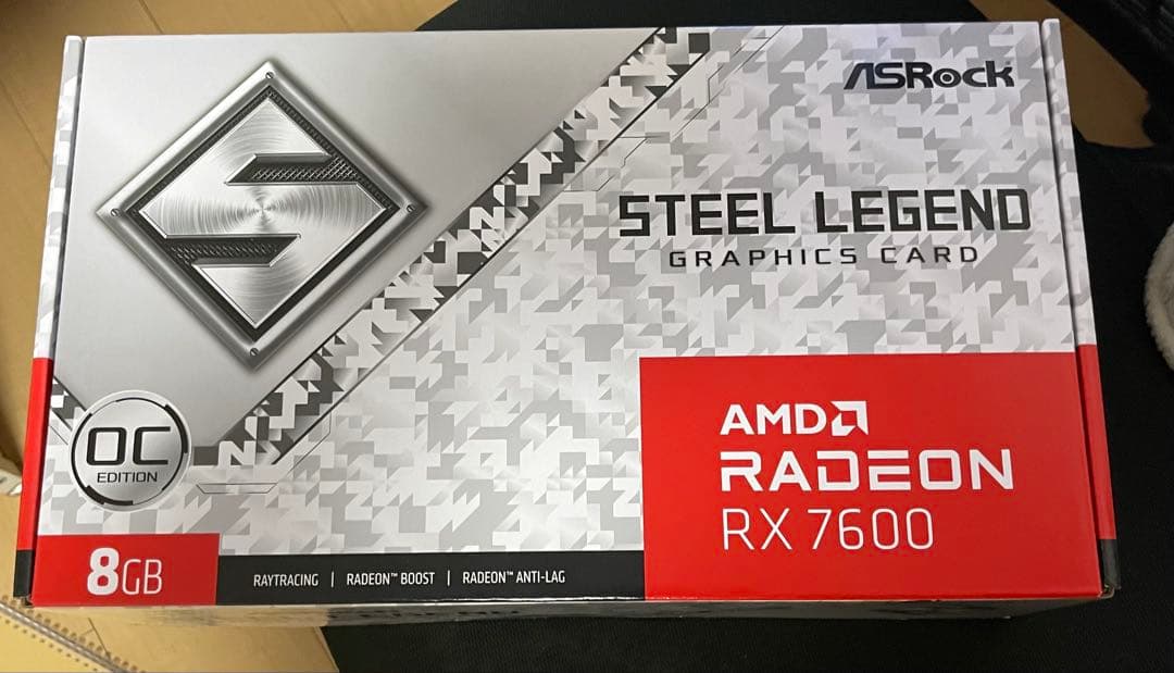 グラフィックボード・グラボ・ビデオカード ASRock Radeon RX 7600 Steel Legend 8GB