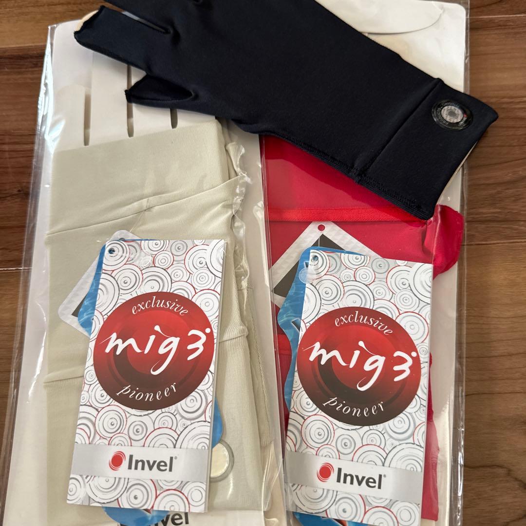 Invel mig3 フィンガーレス手袋 3色セット