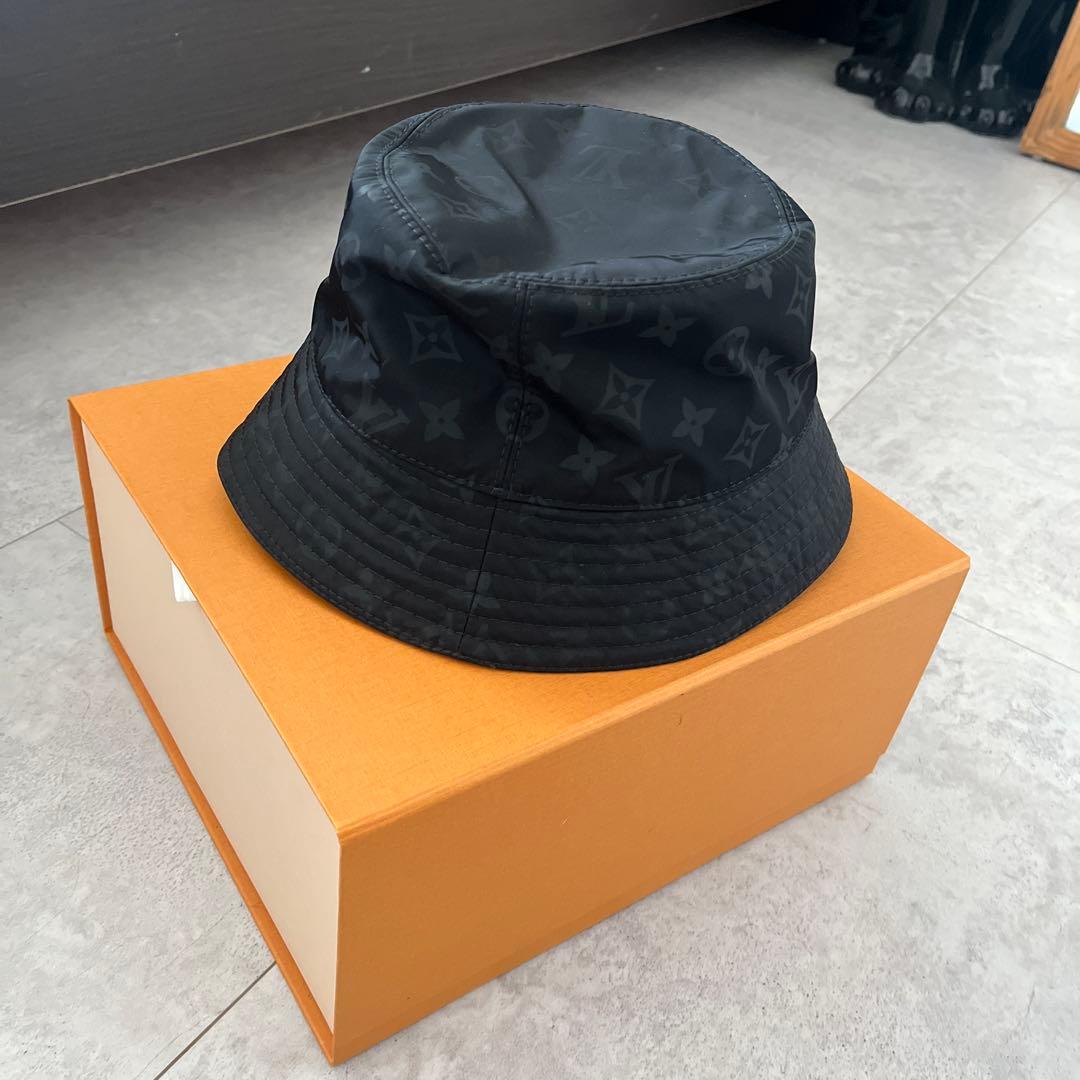 LOUIS VUITTON ネイビー バケットハット