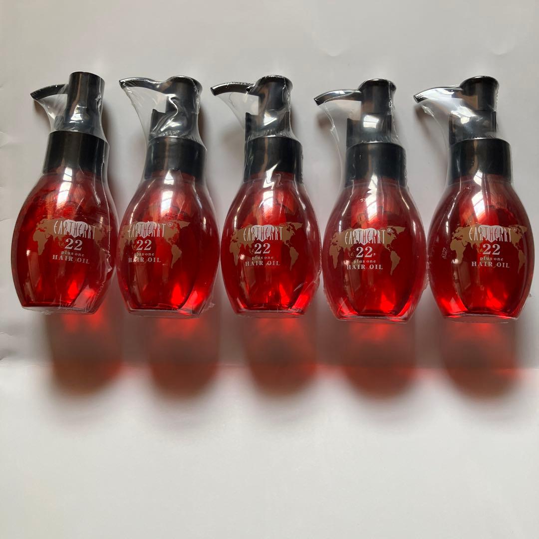 アースハート22 プラスワン　ヘアオイル60mI 5本セット