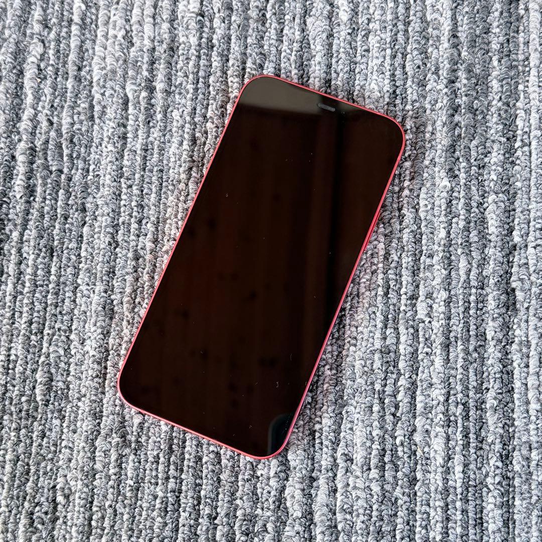 【美品】Apple iPhone 12 レッド