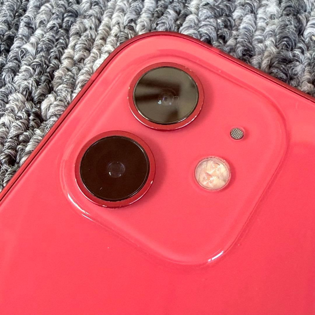 【美品】Apple iPhone 12 レッド