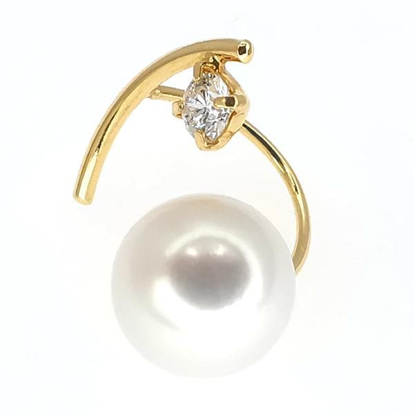 ラアイナ Laaina パール ダイヤ シングルピアス