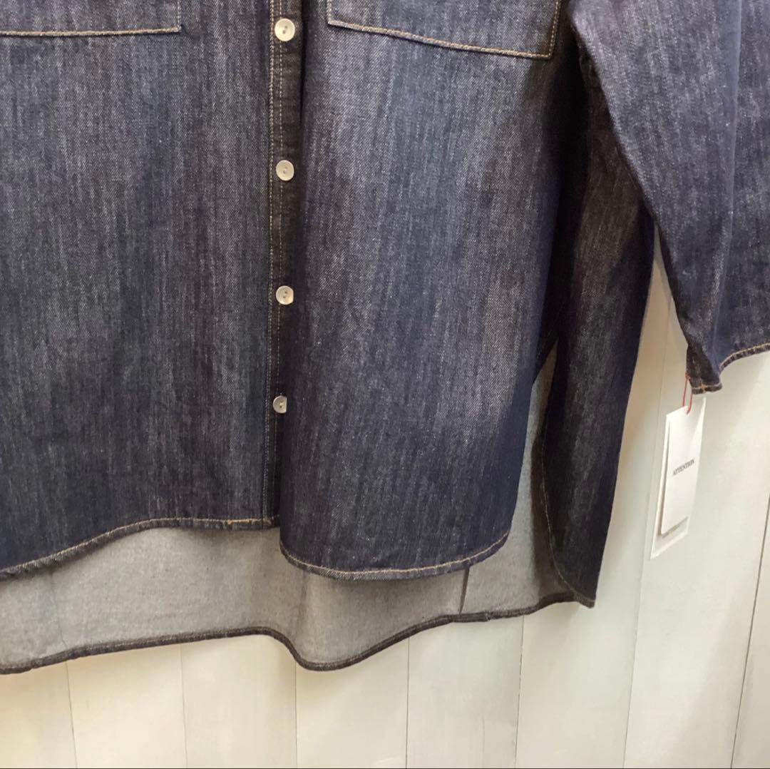 【限定お値下げ】新品☆PASSIONE デニムオーバーシルエットシャツジャケット