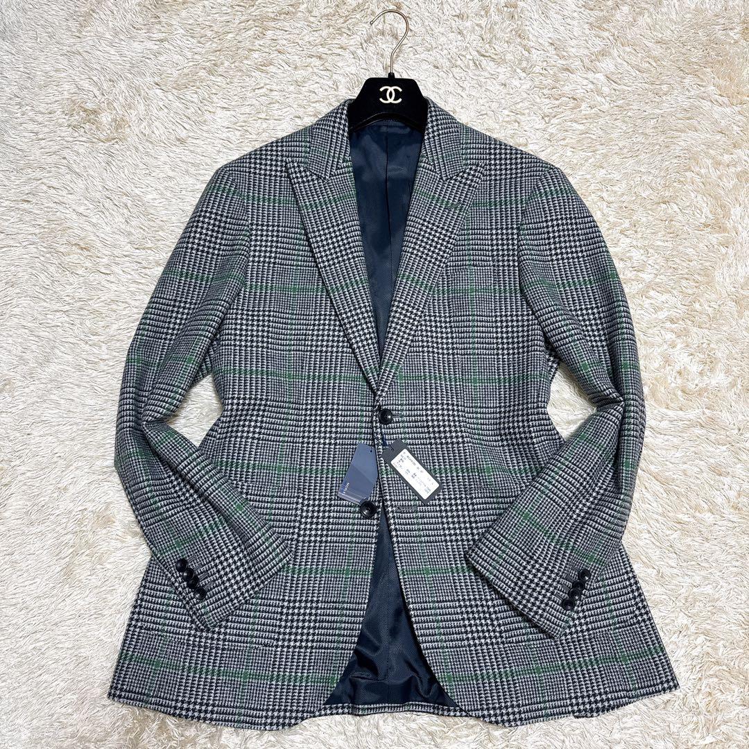 未使用・タグ付✨モアレス　テーラードジャケット　グレンチェック　ビームスデザイン
