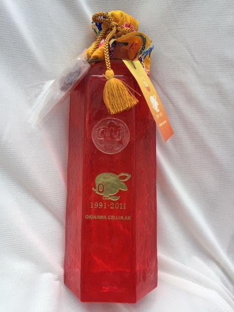 古酒泡盛入り琉球ガラスグラスセット